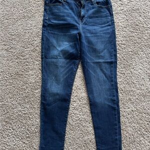 American Eagle Outfitters Dark Blue Skinny Jeans